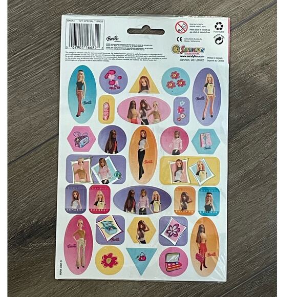 Mattel Barbie My Special Things Sandylion 2005 Stickers‎ Sealed 55+ Stickers - Picture 4 of 9
